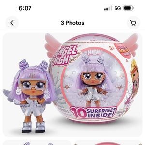 ITTY BITTY PRETTYS ANGEL HIGH COSMO DOLL 10 SURPRISES
